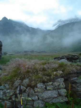 J1 : brume sur le glacier