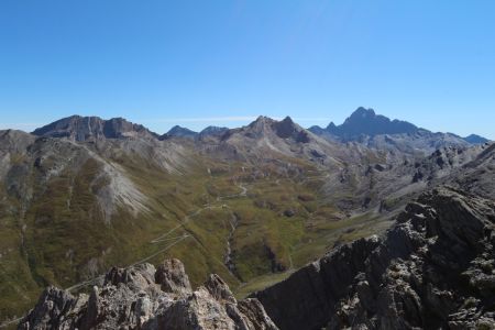 Taillante, Granero, Marte, Pain de Sucre, Pic d’Asti, Viso avec plus de soleil.