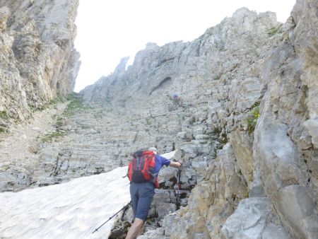 A l’assaut du col du Portail, pour aller pique-niquer...