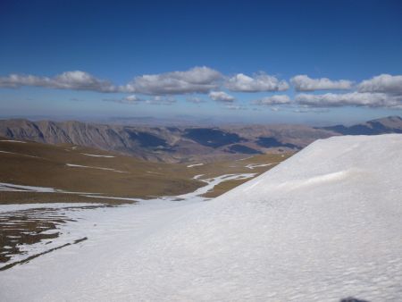 Descente dans la neige