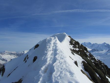 L’arête sommitale.