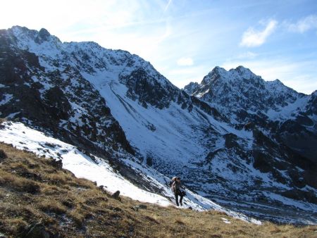 Arrivée au Col de la Colombière.