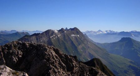 De la Pointe Percée au Buet.