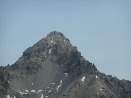 Zoom sur le Pic de Rochebrune.