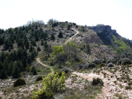 Chemin de crête.