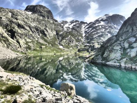 Le lac de la Fous et le Mont Clapier