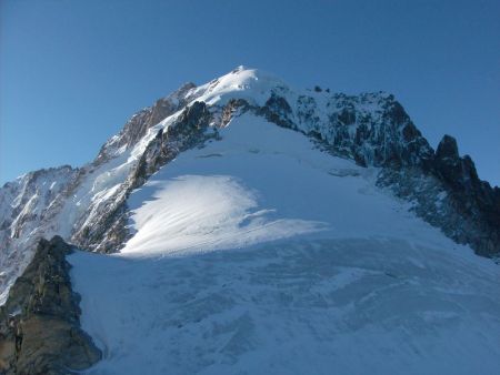 la Petite Aiguille Verte devant la Grande