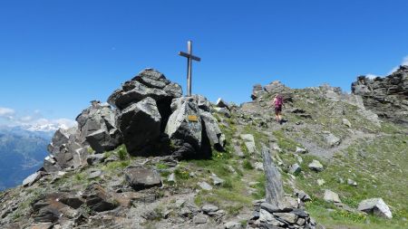 Col de Pierre Blanche, direction col de Montfiot par les crêtes