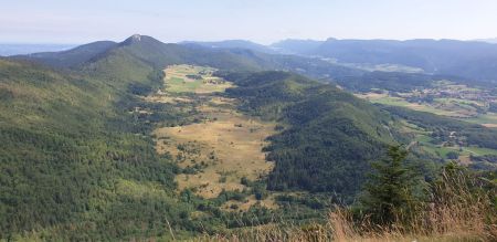 La combe de Loscence depuis Serre Plumé 