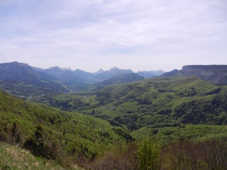 Belle vue sur le Massif de la Chartreuse depuis la Pointe de la Gorgeat (1486m)