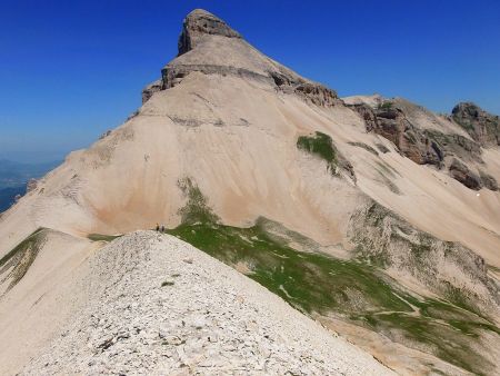 Grand Ferrand et l’arête le reliant à la Tête de Vallon Pierra.