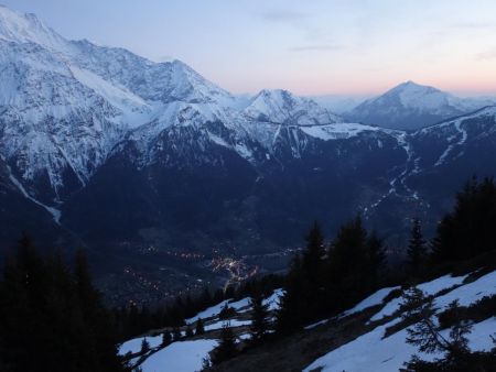 Descente avec la nuit...