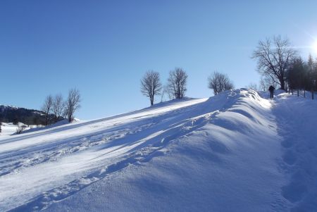 La montée de Côte Maunette