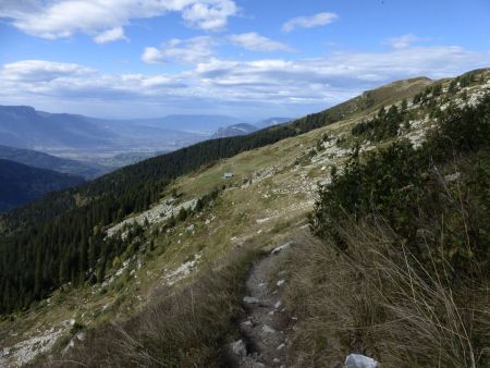 Retour, refuge de La Perrière