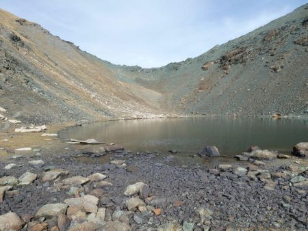 Le lac et le col de la Noire.