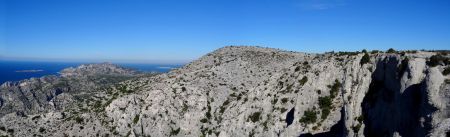 Marseilleveyre et Mont Puget.