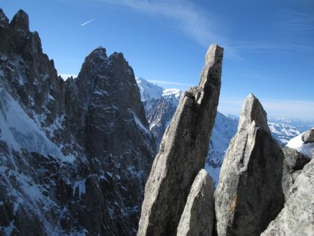 Et toujours cette vue grandiose sur les Drus