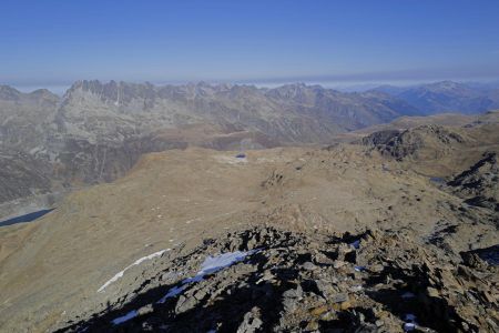 vue sur les Aiguilles de la Balme