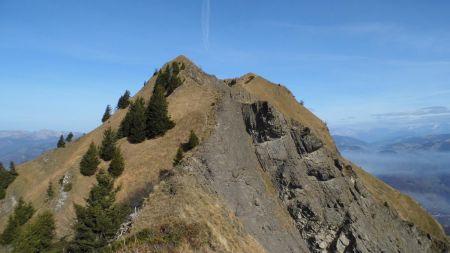 Sur la crête, vue arrière