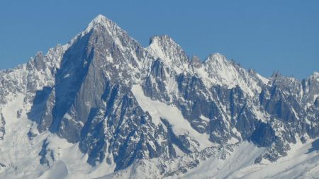 Vers l’Aiguille Verte, les Droites, les Courtes...