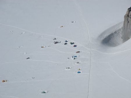 Bivouac au col du Midi