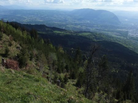 Depuis le Signal des Voirons, vue en direction du Salève.