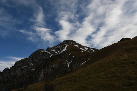 Mont Trélod dans la descente vers le Charbonnet