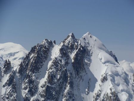 Le sommet de l’Aiguille Verte