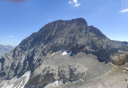 Dent Parrachée et Pointe de Fournache, de l’arête après le col du Moine