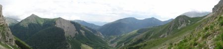 Vu direction Rabou depuis le col de Rabou