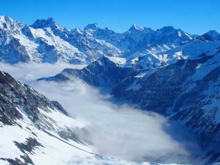 Mer de nuages sur le Valgaudemar !