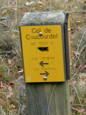 panneau du col