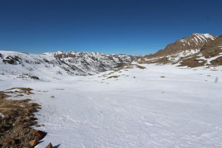 Dernière vue du col en versant italien.