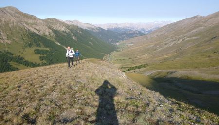 On rejoint une arête herbeuse