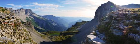 De l’autre coté du col de Charnier