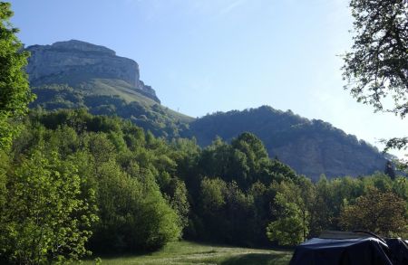 Margériaz et à droite le Roc de la Roussette