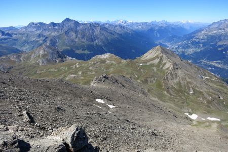 Mont Froid, pointe de Bellecombe, Scolette, Ecrins, aiguilles d’Arves etc...