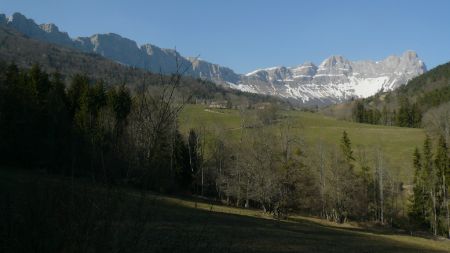 Sentier de retour. Dernier regard.