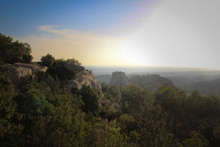 Premières vues sur les Baux-de-Provence