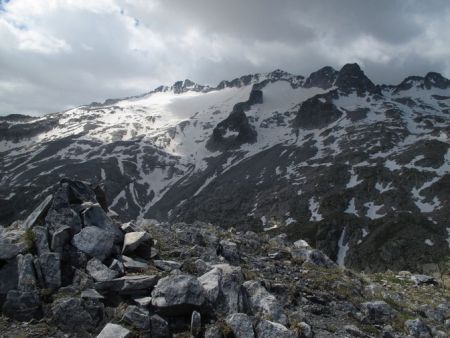 Vue sur les hauts sommets