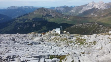 Refuge depuis le pierrier