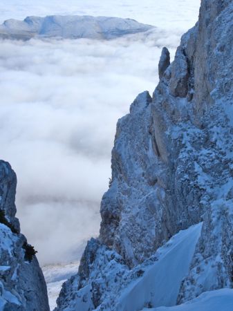 Au pas de Berriève, ambiance congélateur