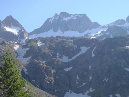 La pointe bifide du Gélas