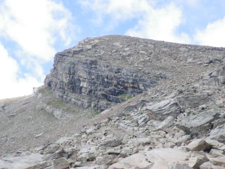 la crête sommitale de l’Estrop