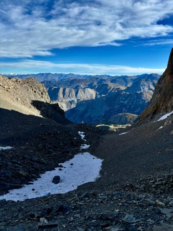 Fin de la montée dans la Combe de la Petite Part