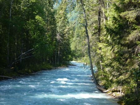 Robson river dans la vallée