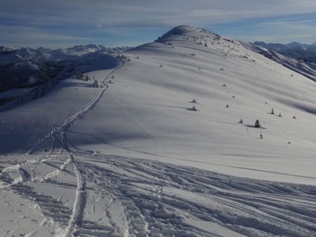 Le col de l’Avenaz, et la remontée vers le Petit Croisse.