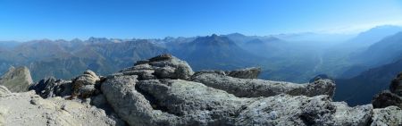 Panoramique des Ecrins.