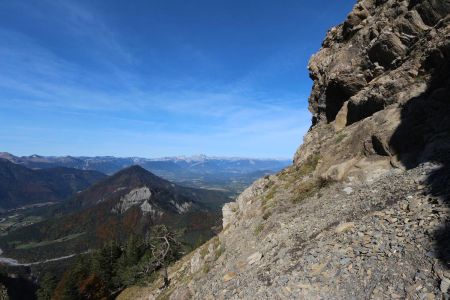 Bref aller-retour sur le sentier du balcon inférieur.