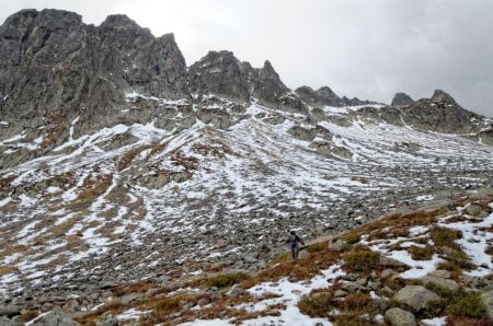 Descente sous les Aiguilles